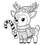 télécharger coloriage Cerf gratuit