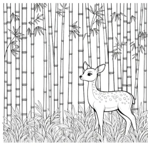 coloriage Cerf gratuit