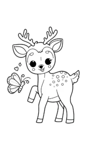 coloriage Cerf en ligne
