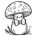 coloriage Champignon a telecharger