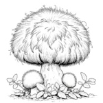 coloriage Champignon pour enfants à télécharger