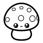 coloriage Champignon gratuit en ligne