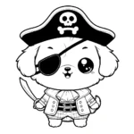 coloriage Chiot à imprimer