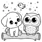 coloriage Chiot et dessins