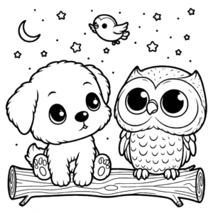 coloriage Chiot et dessins
