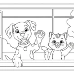 coloriage Chiot updated et dessin a imprimer