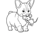 coloriage Chiot updated a telecharger