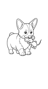 coloriage Chiot updated a telecharger
