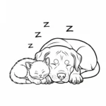 coloriage Chiot updated à imprimer pour enfants