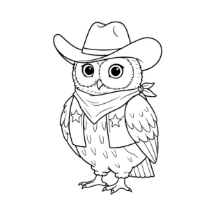 coloriage Chouette en ligne pour enfant