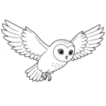 coloriage Chouette gratuit à imprimer