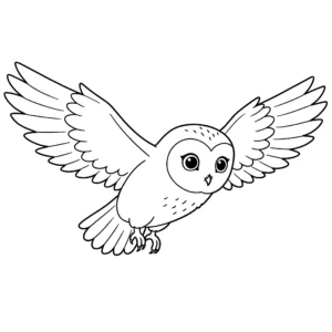 coloriage Chouette gratuit à imprimer