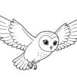 coloriage Chouette gratuit à imprimer