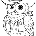 coloriage Chouette à imprimer gratuitement
