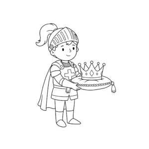 imprimer coloriage Couronne gratuit