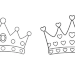 coloriage Couronne à imprimer pour enfant de 4 ans