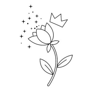 coloriage Couronne à imprimer