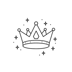 coloriage Couronne pour enfant de 7 ans