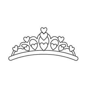 imprimer coloriage Couronne pour enfant