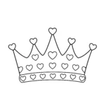 coloriage Couronne à imprimer pour enfant de 10 ans