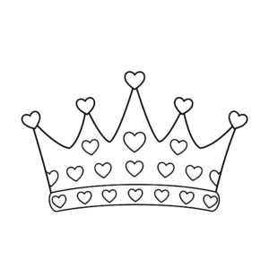 coloriage Couronne à imprimer pour enfant de 10 ans