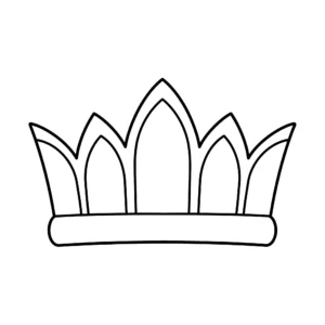 coloriage Couronne pour enfant de 7 ans