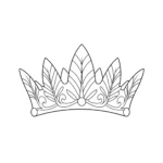 coloriage Couronne à imprimer pdf gratuit