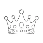 coloriage Couronne à imprimer pdf gratuit