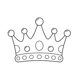 coloriage Couronne à imprimer pdf gratuit