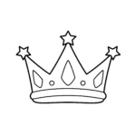 coloriage Couronne a telecharger