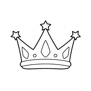 coloriage Couronne a telecharger