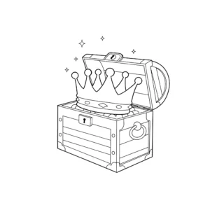 coloriage Couronne pour enfant de 7 ans