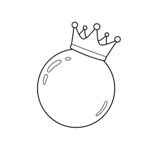 coloriage Couronne pour primaire