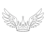 coloriage Couronne à imprimer pour enfants