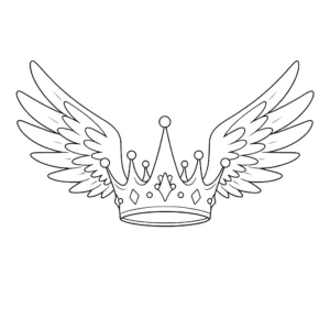 coloriage Couronne à imprimer pour enfants