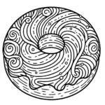 coloriage Donuts a dessiner en ligne