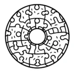 coloriage Donuts à imprimer pour enfant de 8 ans