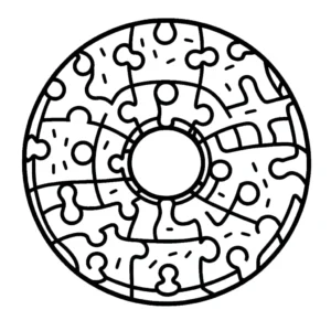 coloriage Donuts à imprimer pour enfant de 8 ans