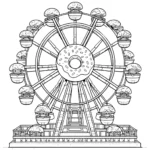coloriage Donuts a dessiner en ligne