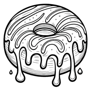coloriage Donuts gratuit en ligne