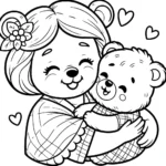 coloriage Fête Des Grand Mères educatif pour enfant