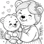 coloriage Fête Des Grand Mères pour enfant a imprimer gratuit