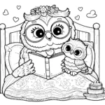 coloriage Fête Des Grand Mères à imprimer pour enfant de 4 ans