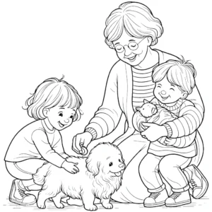 a imprimer coloriage Fête Des Grand Mères gratuit