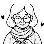 coloriage Fête Des Grand Mères a dessiner et imprimer