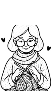 coloriage Fête Des Grand Mères a dessiner et imprimer
