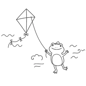 coloriage Grenouille à imprimer pour enfant de 7 ans