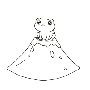 coloriage Grenouille a colorier en ligne gratuitement