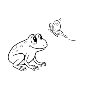 télécharger coloriage Grenouille gratuit