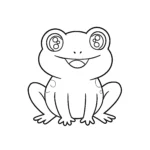 coloriage Grenouille à imprimer pour enfant de 10 ans